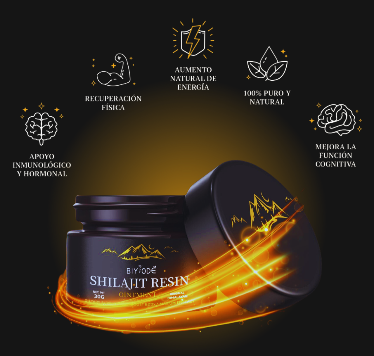 Shilajit Resina 100% Real del Himalaya